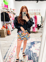 Load image into Gallery viewer, Floral Poplin Shorts
