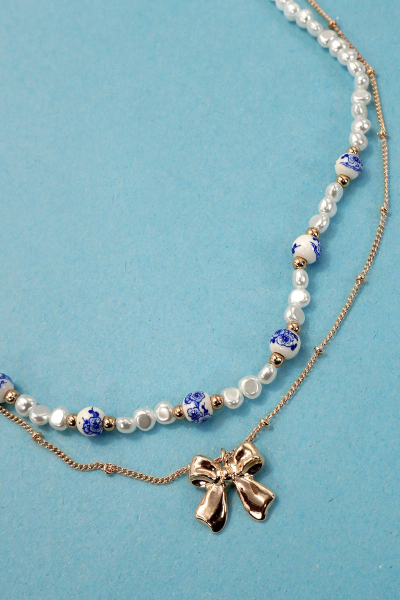 【TATIANA】Classic pearl point lock necklace 韓国アクセ 韓国発【TATIANA】CLASSIC PEARL POINT LOCK NECKLACE☆追跡付