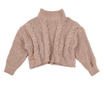 Load image into Gallery viewer, Tan Braided Sweater
