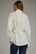 Load image into Gallery viewer, Sawyer Side Tie Top (Cream)
