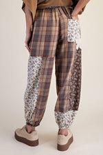 Load image into Gallery viewer, Mocha Plaid Pants
