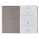 Load image into Gallery viewer, Devotional for Mr. &amp; Mrs. White Faux Leather
