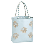 Load image into Gallery viewer, Blue Shell Coastal Tote

