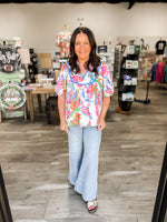 Load image into Gallery viewer, Lena Paisley Top
