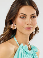 Load image into Gallery viewer, Pink Bowie Earrings
