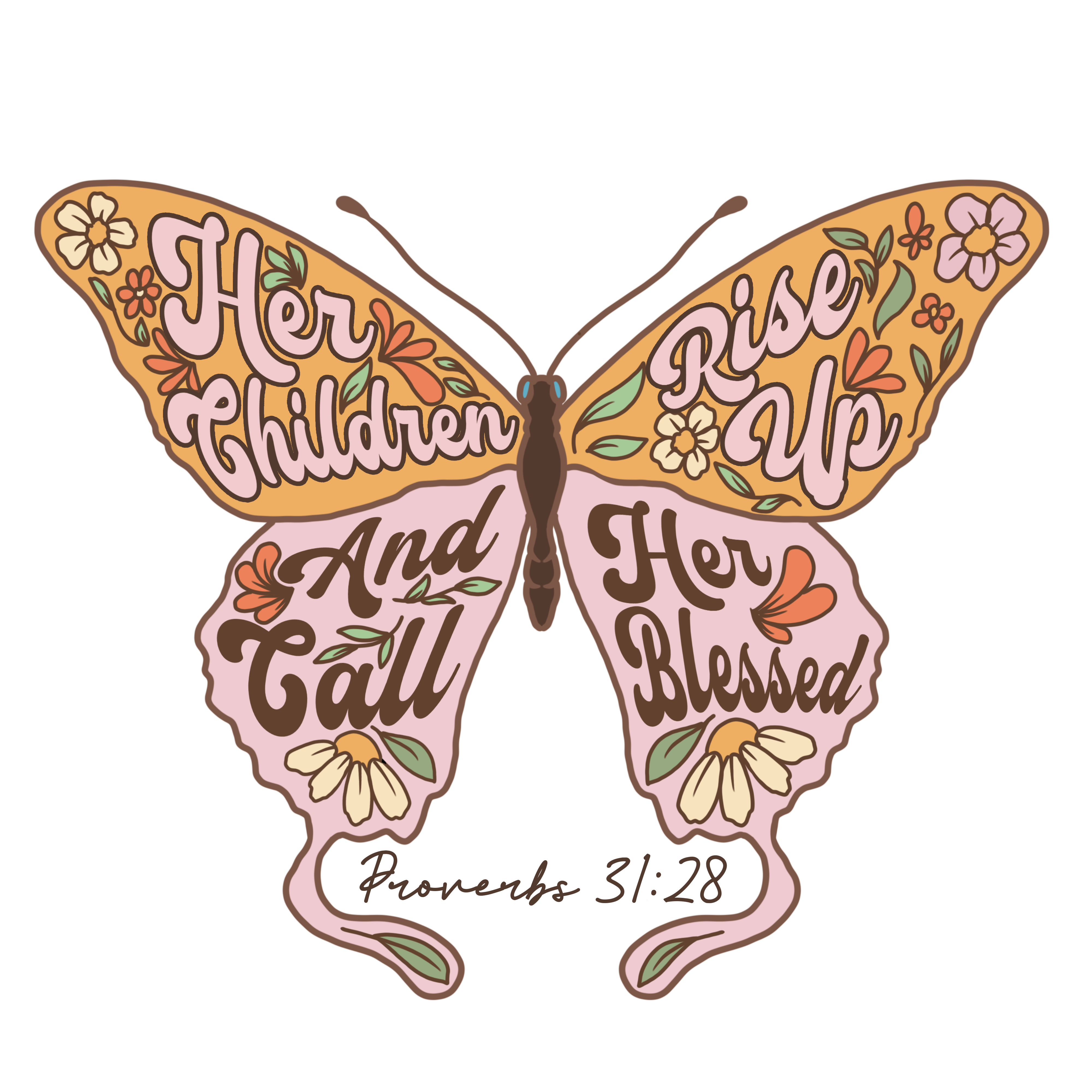Bible Butterfly Graphic Tee
