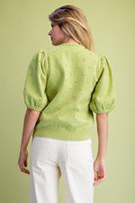 Load image into Gallery viewer, Matcha Dot Top
