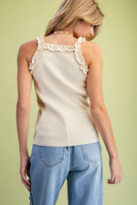 Load image into Gallery viewer, Tuscan Ruffle Sleeveless Top
