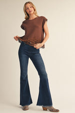 Load image into Gallery viewer, Copper Brown Sweater Top
