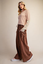Load image into Gallery viewer, Coffee Mineral Washed Pants
