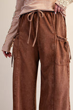 Load image into Gallery viewer, Coffee Mineral Washed Pants
