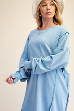 Load image into Gallery viewer, Cloud Blue Maxi Dress

