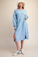 Load image into Gallery viewer, Cloud Blue Maxi Dress
