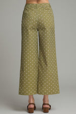 Load image into Gallery viewer, Olive Polka Dot Pants
