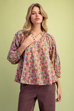 Load image into Gallery viewer, Autumn Breeze of Color Top
