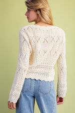 Load image into Gallery viewer, Ellie Ivory Cardigan
