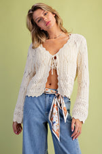 Load image into Gallery viewer, Ellie Ivory Cardigan
