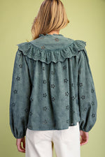 Load image into Gallery viewer, Moss Mineral Washed Top
