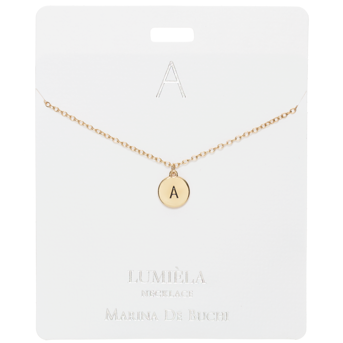 Lumiela Necklaces Initial Only